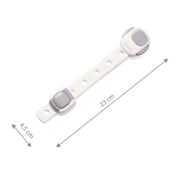 Babyono apsauga universali stalčiams ir šaldytuvui 2 vnt balta 1643