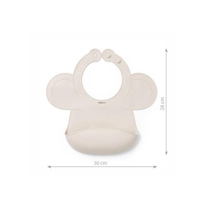 Babyono seilinukas silikoninis užsegamas kreminis 1639/04