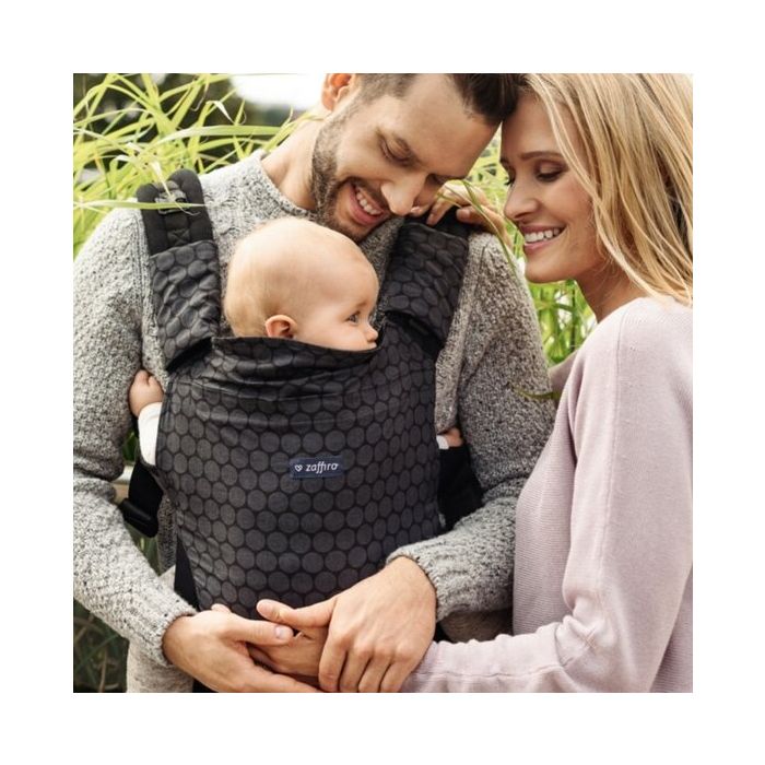 Zaffiro nešioklė ergonominė, grafitas, apskritimai, Care