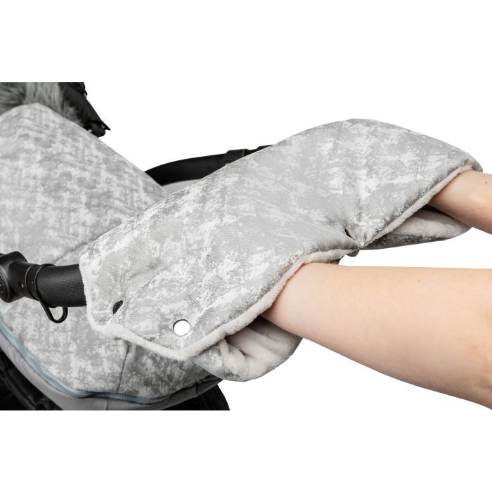 Sensillo pirštinė vežimėliui šviesiai pilka 8523