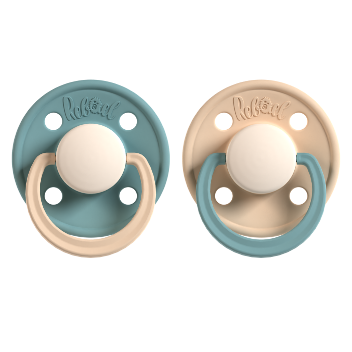 Rebael čiulptukai fashion  turkus kreminis 2vnt dydis 1