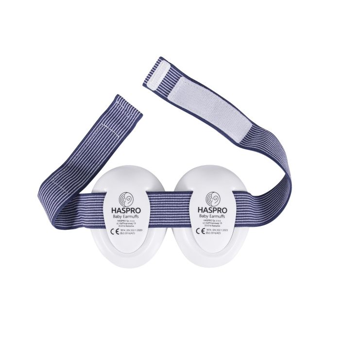 Haspro apsauginės ausinės kūdikiams mėlynos BE05B