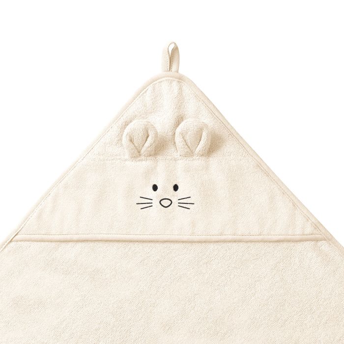 BabyOno rankšluostis su gobtuvu bambukinis 100x100 kreminis 1553/07