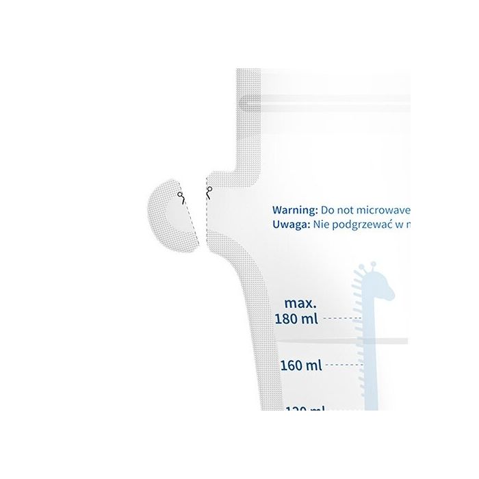 BabyOno maišeliai motinos pienui laikyti užšaldyti 30 vnt.x180 ml, 1084