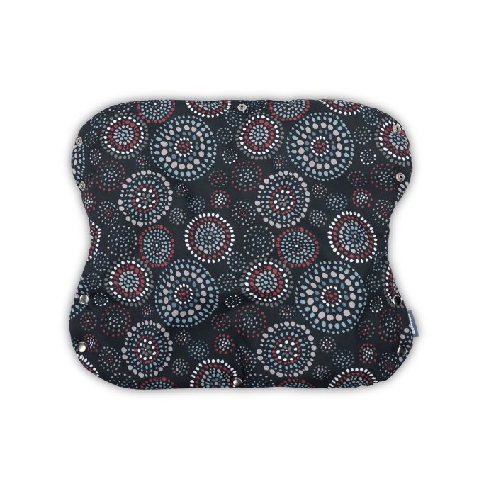 Sensillo pirštinė vežimėliui žiedai juoda 8524