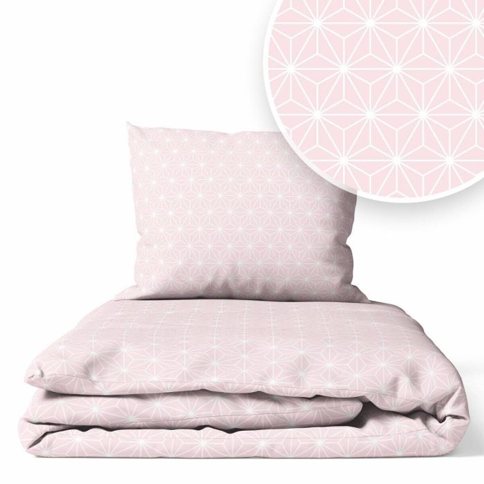 Ankras patalynė 2 d 135/100 40/60 rombai rožinė