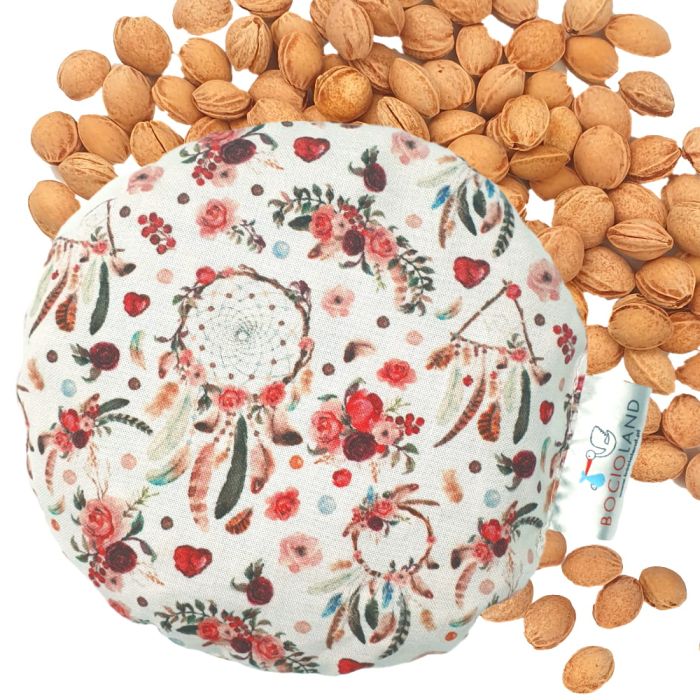 Bocioland vyšnių kauliukų pagalvėlė rožinė sapnų gaudyklė BL213