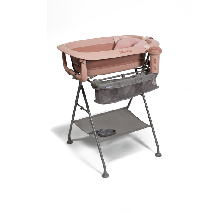 Twistshake vonelė sulankstoma stovas pagalvė piltuvėlis rožinė 79145