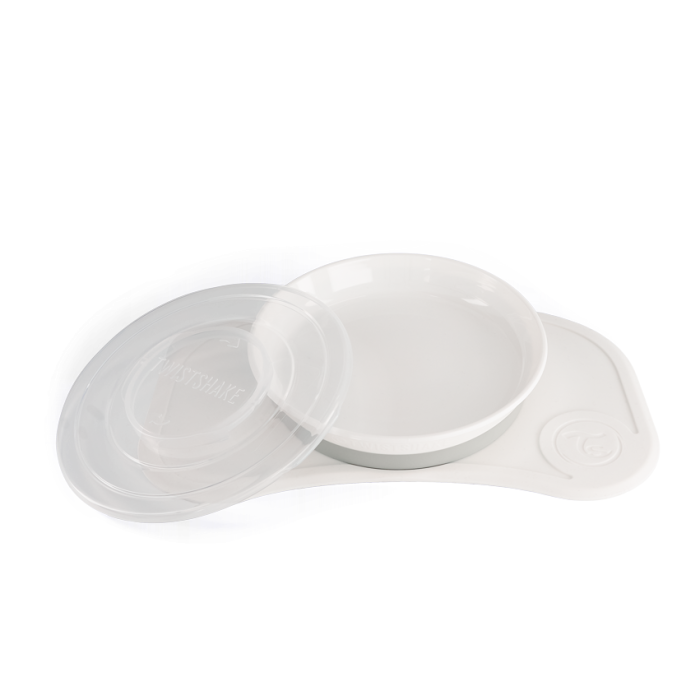 Twistshake kilimėlis su tvirtinama lėkšte baltas 78443