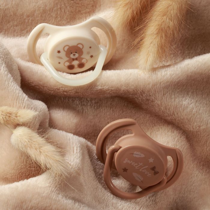 Babyono čiulptukas silikoninis simetrinis 0-6m 1669/01