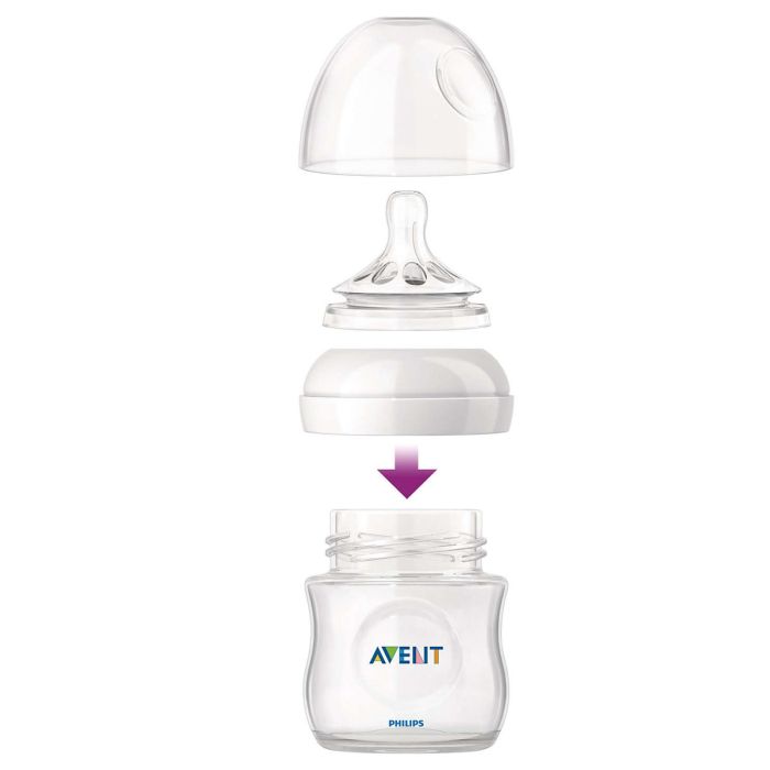 Jaundzimušā pudelīšu komplekts AVENT "Natural" 0-6 mēn.