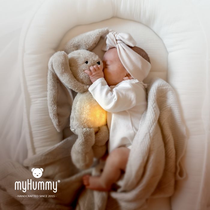 myHummy migdukas lemputė baltas triukšmas zuikis šviesiai rudas 5/1