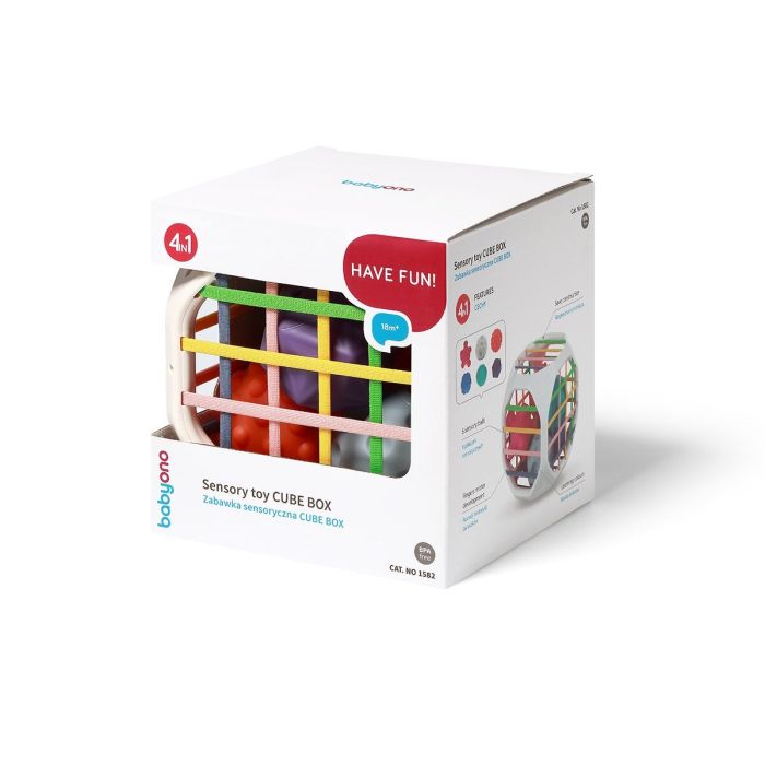 Babyono sensorinis žaislas kubas 1582