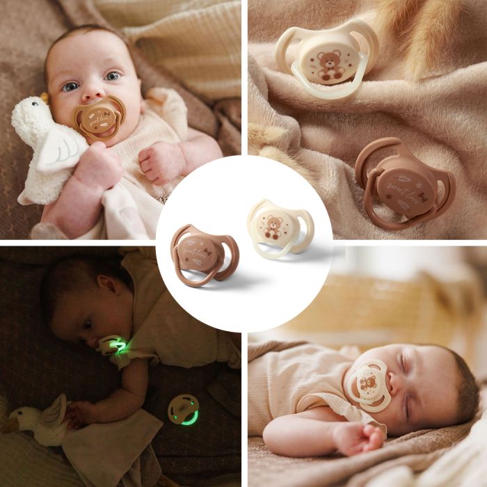 Babyono čiulptukas silikoninis simetrinis 0-6m 1669/01