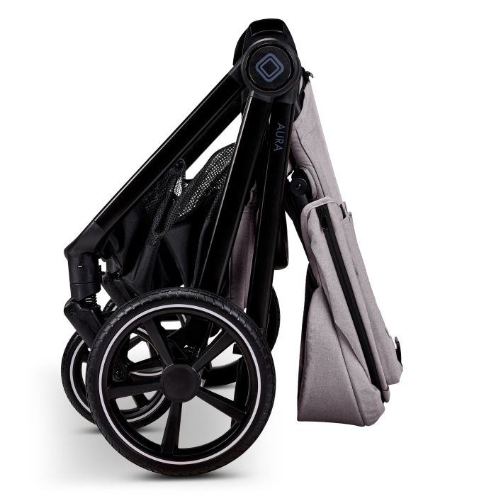 Moon vežimėlis 2/1 Aura pilkas