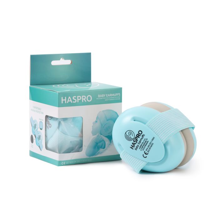 Haspro apsauginės ausinės kūdikiams mėtinės BE05M