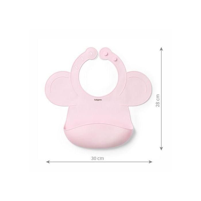 Babyono seilinukas silikoninis užsegamas rožinis 1639/02