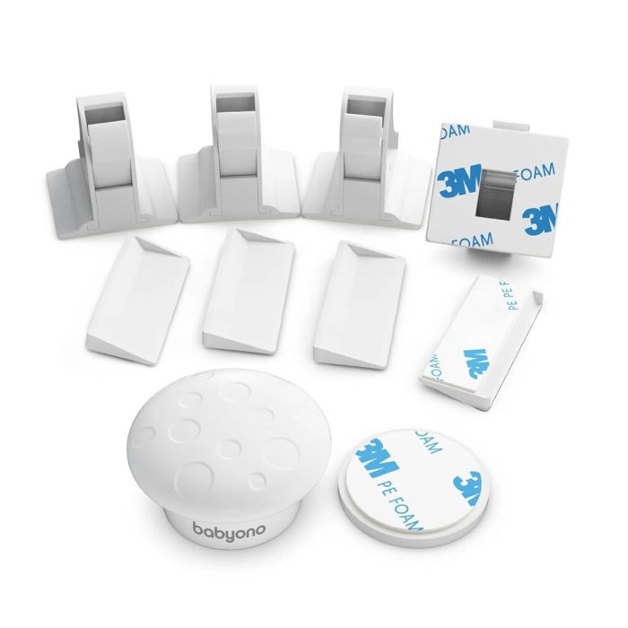 Babyono apsauga universali baldams su magnetu 4 vnt balta 1577