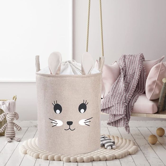 SIPO krepšys žaislams premium kiškis 40x40x50cm XB04