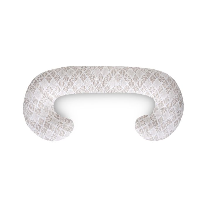 CebaBaby maitinimo pagalvė dżersej DUO, lapeliai rudi W-885-000-746