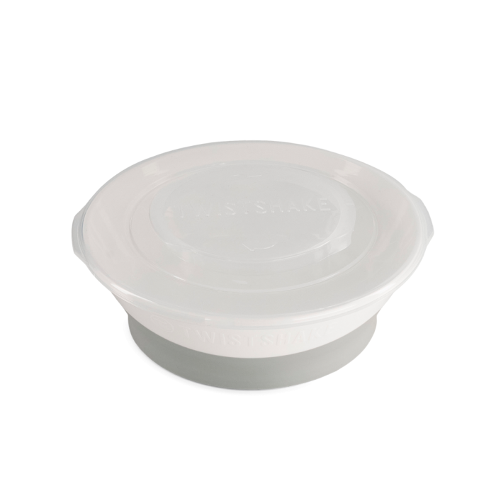 Twistshake dubenėlis su dangteliu baltas 78157