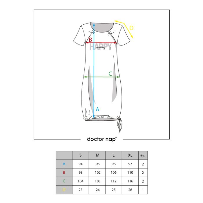 Kokvilnas naktskrekls grūtniecēm un barojošām "Happy" emerald