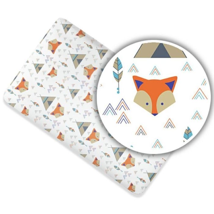 Ankras paklodė  su guma 120x60 lapė kreminė