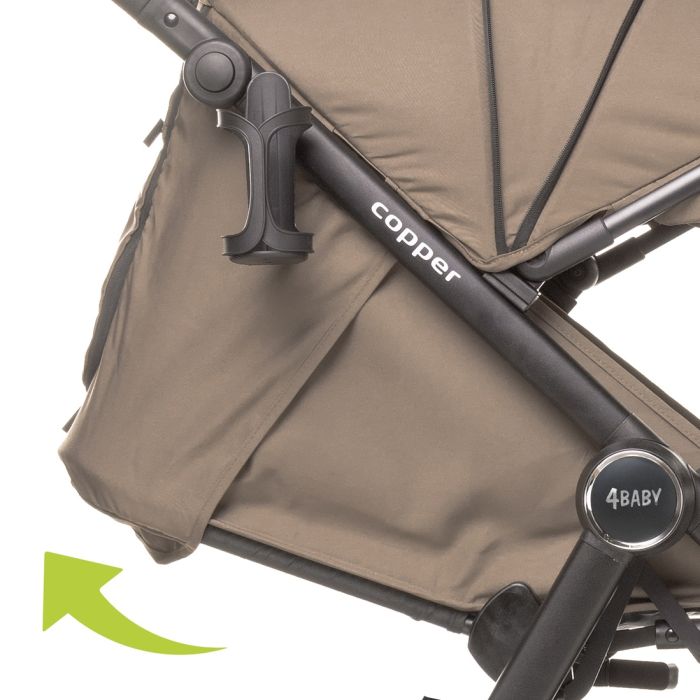 4Baby sportinis vežimėlis COPPER mokka