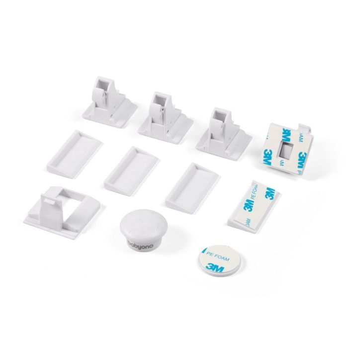 Babyono apsauga universali baldams su magnetu 4 vnt balta 1577