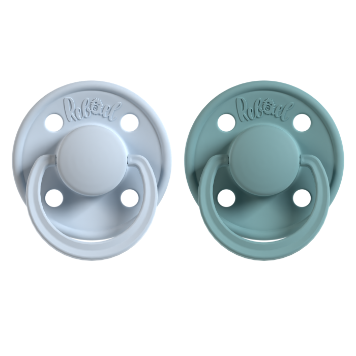 Rebael čiulptukai mono  mėlynas žalias 2vnt dydis 1