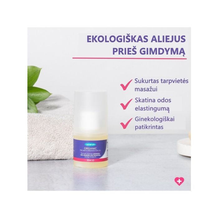 Organiskā masāžas eļļa starpenei Lansinoh  50ml 