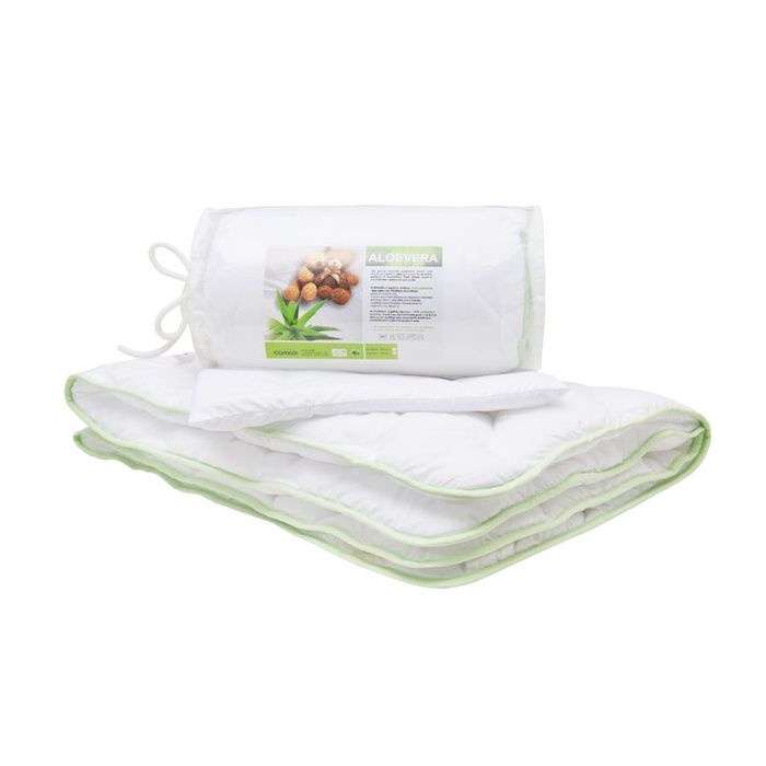 Komplekts "Aloe Vera" sega 135x100 un spilvens 60x40 māksl. šķ.