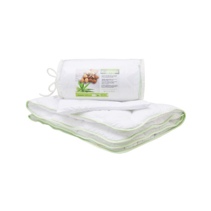 Komplekts "Aloe Vera" sega 135x100 un spilvens 60x40 māksl. šķ.