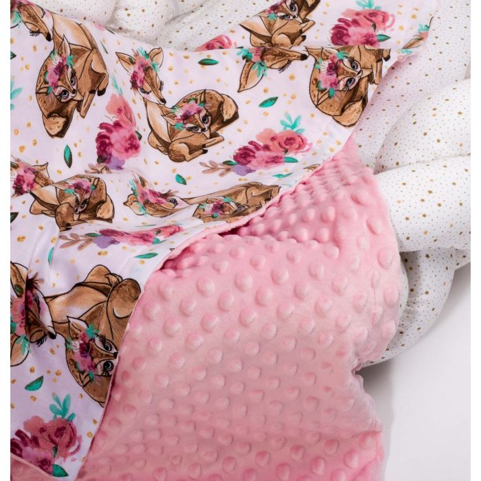 Bērnu pleds 100x75cm "Lady mama" rozā