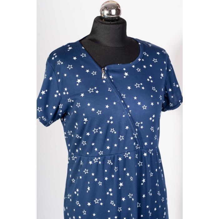 Kokvilnas naktskrekls grūtniecēm un barojošām "Shine bright"