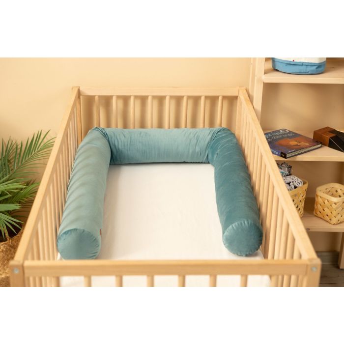 Bērnu Gultas Apmale 200 cm "Velvet emerald" 