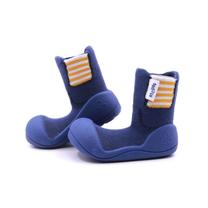 Mazuļu pirmās kurpes Attipas "Rainboots blue" 