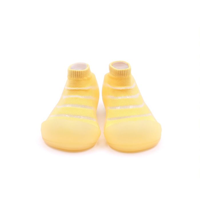 Mazuļu pirmās kurpes Attipas "See though" yellow