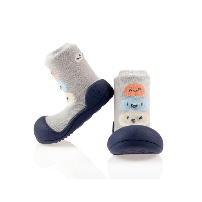 Mazuļu pirmās kurpes Attipas "Bean grey" 