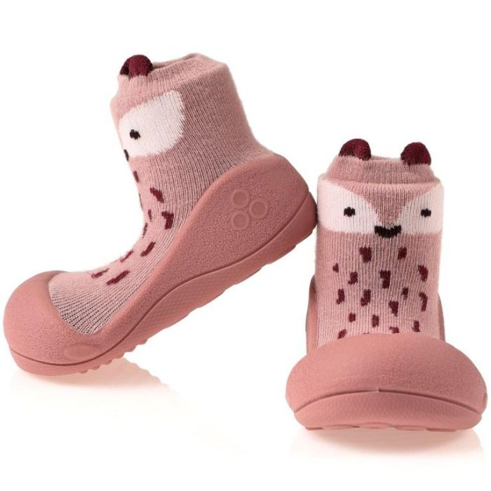 Mazuļu pirmās kurpes Attipas "Fox pink"  