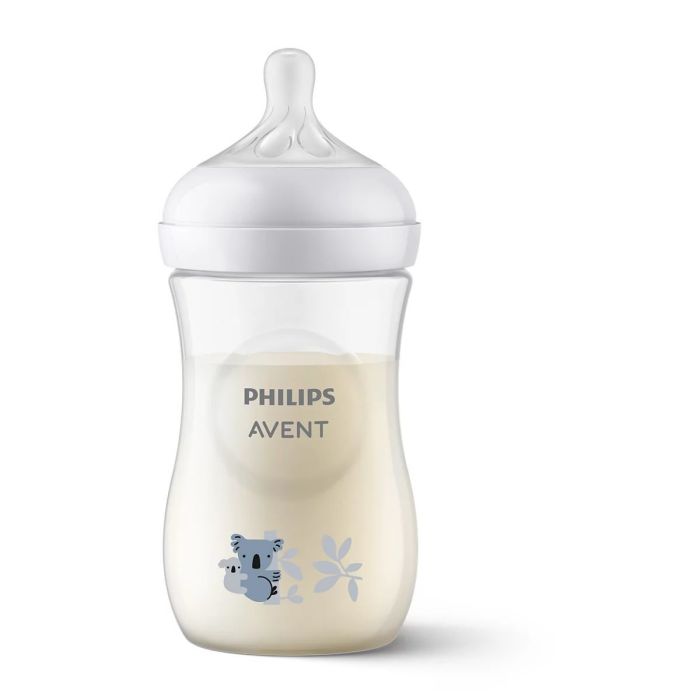 Kūdikio buteliukas AVENT Resposive AirFree su žinduku 1m+ 260 ml Įvairios spalvos-koalanavy