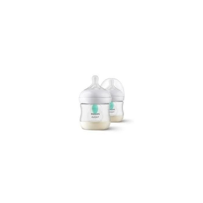 Mazuļa pudelīte AVENT Natural Resposive AirFree  ar knupīti 0m+ 125ml 2 gab