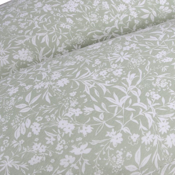 CebaBaby maitinimo pagalvė dżersej multi gėlės žalsva W-880-000-742