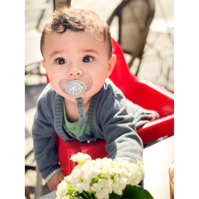 Twistshake laikiklis čiulptukui pilkas 78296