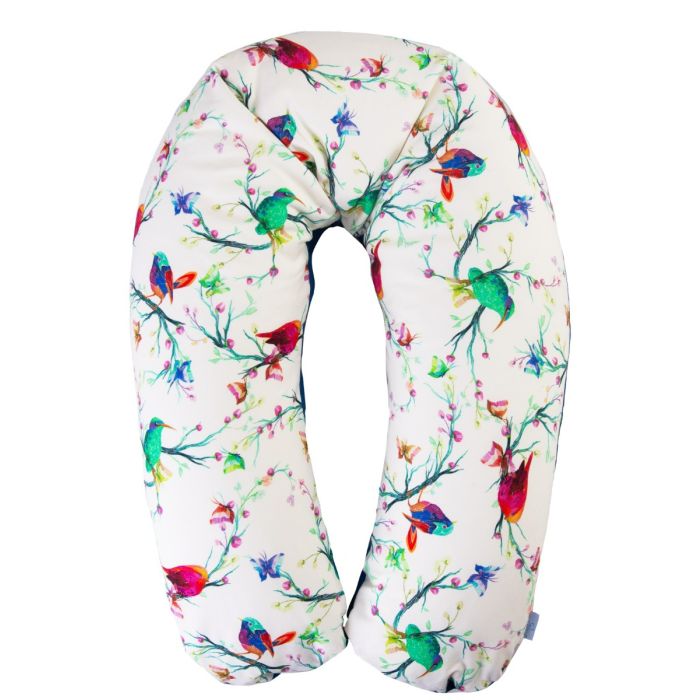 Barošanas spilvens, pakavs 190 cm "Birds" 