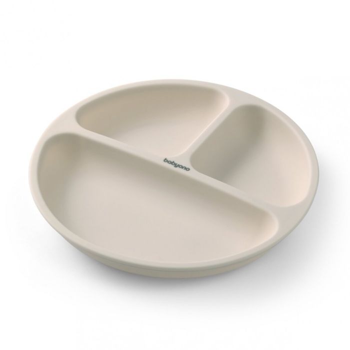 Šķīvis ar lipīgu dibenu, beige 1482/04