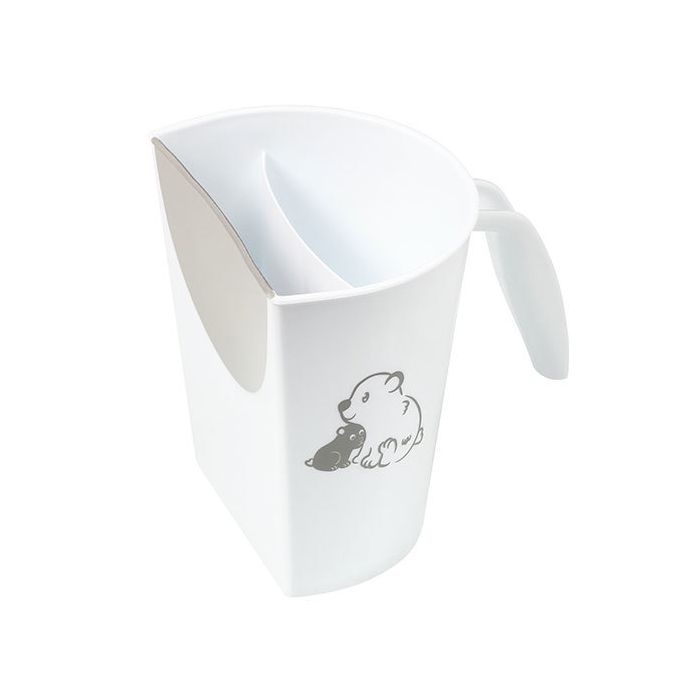 Babyono trauks galvas mazgāšanai ar mīkstam malām balts