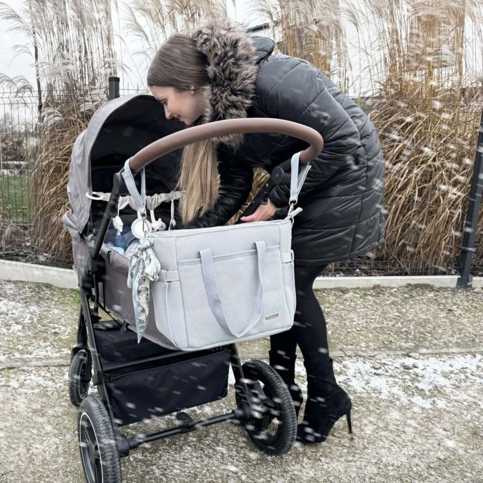 Stilīga mammas soma "Carmen grey"