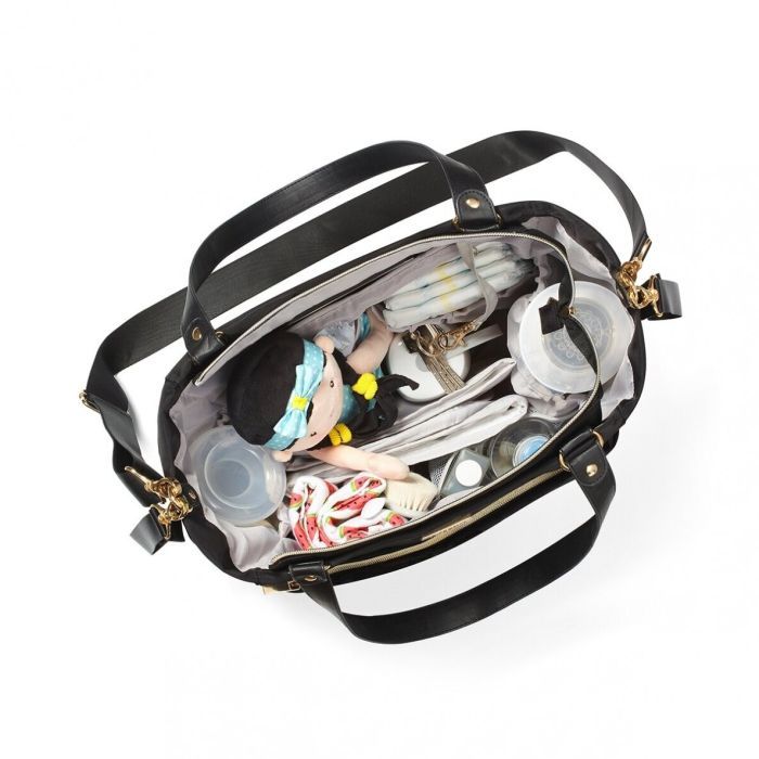 Stilīga mammas soma "Coco black" 