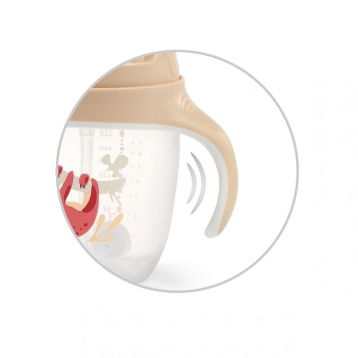 Babyono nepiloša krūzīte ar  snīpīti  6m+ 240ml 